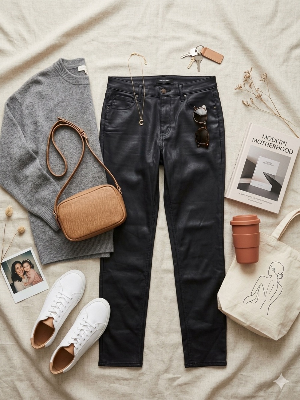 White House Black Market Midnight Navy Faux-Leather Skinny Jeans